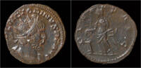 Roman antoninianus Victorinus billon antoninianus Pietas standing left -