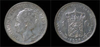 Netherlands Wilhelmina I 1 gulden 1938 VF+