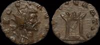 Roman antoninianus Divo Claudius II Gothicus billon antoninianus flaming altar -