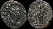 Roman antoninianus Claudius II Gothicus billon antoninianus Providentia standing left -