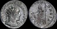 Roman antoninianus Valerian I AR antoninianus Jupiter seated left -