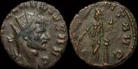 Roman antoninianus Claudius II Gothicus billon antoninianus Providentia standing left -