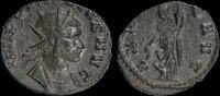 Roman antoninianus Claudius II Gothicus billon antoninianus Annona standing left -