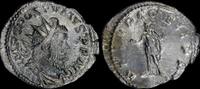 Roman antoninianus Postumus AR antoninianus Postumus standing left -