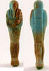 Egypt shabti Egypt Late period faience shabti for the priest Hor-Khonsu. -