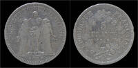 France 5 francs France 5 francs 1849A- Hercules -