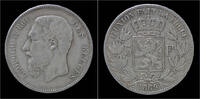 Belgium 5 frank Belgium Leopold II 5 frank 1869 -