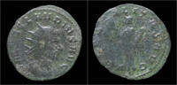 Roman antoninianus Claudius Gothicus billon antoninianus Libertas standing left -