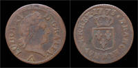France liard France Louis XV liard 1773W -