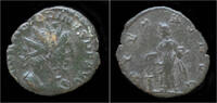 Roman antoninianus Victorinus billon antoninianus Pietas standing left -