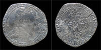 France 1/2 franc France Henri III 1/2 franc au col plat 1589M -