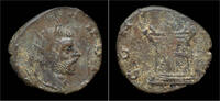Roman antoninianus Divo Claudius II Gothicus billon antoninianus flaming altar -