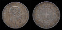 Italy 5 lire Italy Vittorio Emanuele II 5 lire 1874M -
