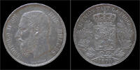 Belgium 5 frank Belgium Leopold II 5 frank 1870 -