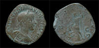 Roman sestertius Gordian III AE sestertius Libertas standing left -