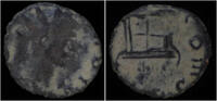 Roman antoninianus Divo Claudio AE antoninianus altar -