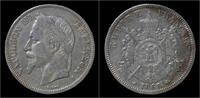 France 5 franc France Napoleon III 5 franc 1868A -