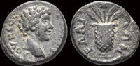 Aiolis AE16 Aiolis Elaia Lucius Verus, as Caesar AE16 -