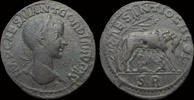 Pisidia medallion Antioch Pisia Gordian III AE medallion She-wolf suckling Romulus and Remus -