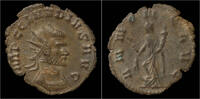 Roman antoninianus Claudius II Gothicus billon antoninianus Annona standing left -