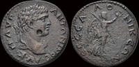 Macedon AE24 Macedon Thessalonica Caracalla AE24 Nike flying right -