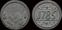 Southern Netherlands marke Southern Netherlands Domskapitel Liege blei (lead) marke 1785 St.Jakob -