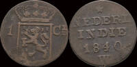 Nederlands India 1 cent Nederlands India 1 cent 1840W -