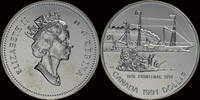 Canada 1 dollar Canada 1 dollar 1991- 175th anniversary of the S.S.Frontenac -