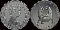 Canada 1 dollar Canada 1 dollar 1988- 250th anniversary of Saint-Maurice ironworks -