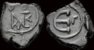 Byzantine pentanummium Justin II AE pentanummium -