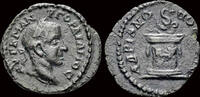 Thrace assarion Thrace Hadrianopolis Gordian III AE assarion altar with serpent -