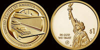 USA 1 dollar USA 1 dollar 2021- Chesapeake Bay Tunnel- Virginia -