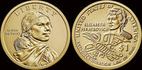 USA 1 dollar USA 1 dollar 2020- Native American- Elisabeth Peratrovich -