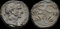 Seleucis and Pieria AE21 Seleucis and Pieria Antioch Trajan AE21 S-C in laurel wreath -