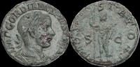 Roman As Gordian III AE As Jupiter standing front -