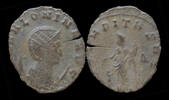 Roman antoninianus Salonina billon antoninianus Aequitas standing left -