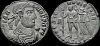 Roman centenionalis Vetranio AE centenionalis emperor standing left -
