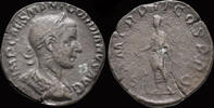 Roman sestertius Gordian III AE sestertius Gordian standing facing -