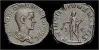 Roman sestertius Herennius Etruscus, as Caesar AE sestertius Herennius standing facing -