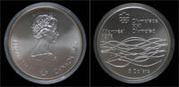 Canada 5 dollar Canada 5 dollar 1976- Montreal olympics- swimmer -