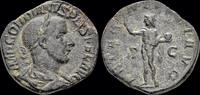 Roman sestertius Gordian III AE sestertius Sol standing front -