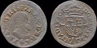 Southern Netherlands dubbele korte Southern Netherlands Brabant Filips II dubbele korte no date -