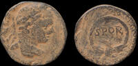 Roman AE22 Judaea Samaria Caesarea Maritima under Severus Alexander AE22 -