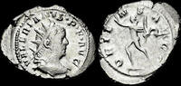Roman antoninianus Valerian I AR antoninianus Sol walking left -