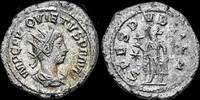 Roman antoninianus Quietus, usurper, billon antoninianus Spes advancing left -
