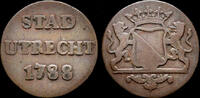 Netherlands duit Netherlands Utrecht Stad copper duit 1788 -