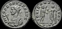Roman antoninianus Probus billon antoninianus emperor standing right. -