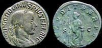 Roman sestertius Gordian III AE sestertius Securitas standing facing -