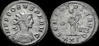 Roman antoninianus Probus AE silvered antoninianus Concordia standing left -