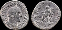 Roman AE sestertius Philip I AE sestertius Fortuna seated left -